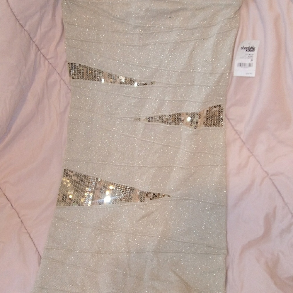 Nwt Charlotte russet strapless dress
